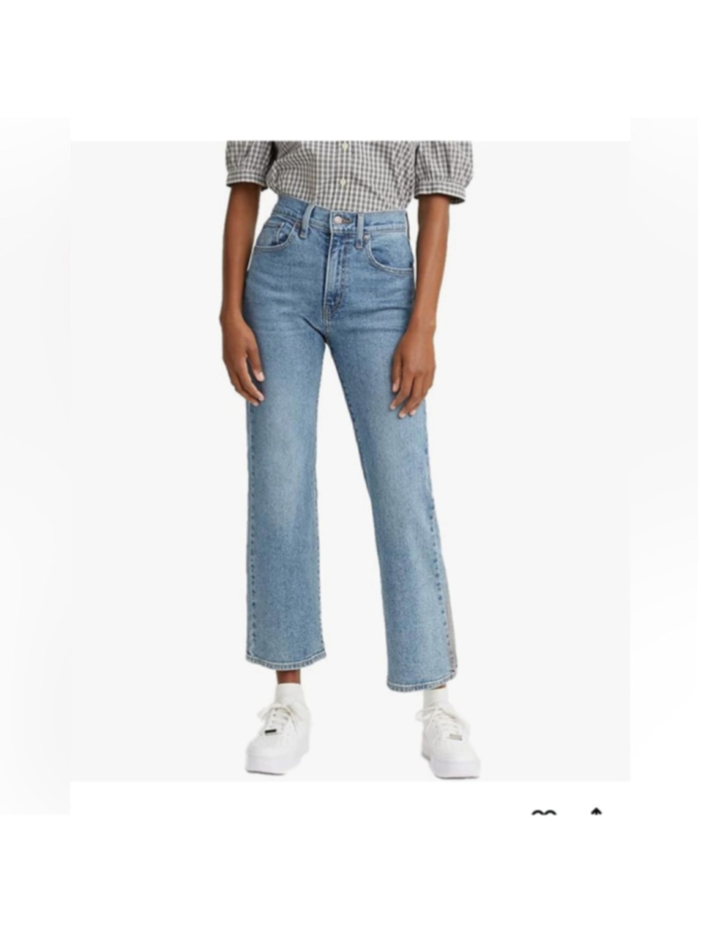 Levi's jeans High Waisted Crop Flare Jeans y2k minimalist nautical weekend sz 25
